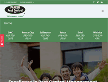 Tablet Screenshot of parkerpestcontrol.com